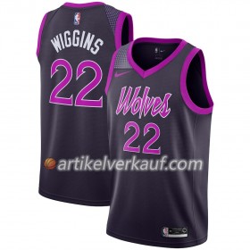 NBA Minnesota Timberwolves Trikot Andrew Wiggins 22 2018-19 Nike City Edition Lila Swingman - Herren